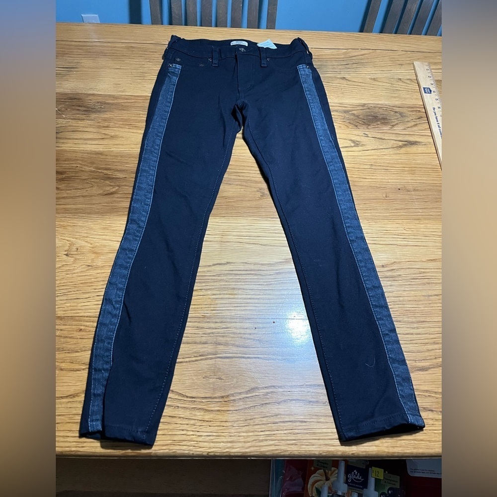 True Religion Halle Mid Rise Super Skinny Jeans Size 25 Indigo/Navy